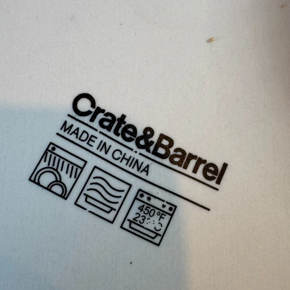 Lot of 3 Crate&Barrel small baking dishes oven safe